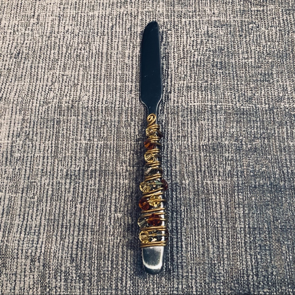 Beaded Butter Knife